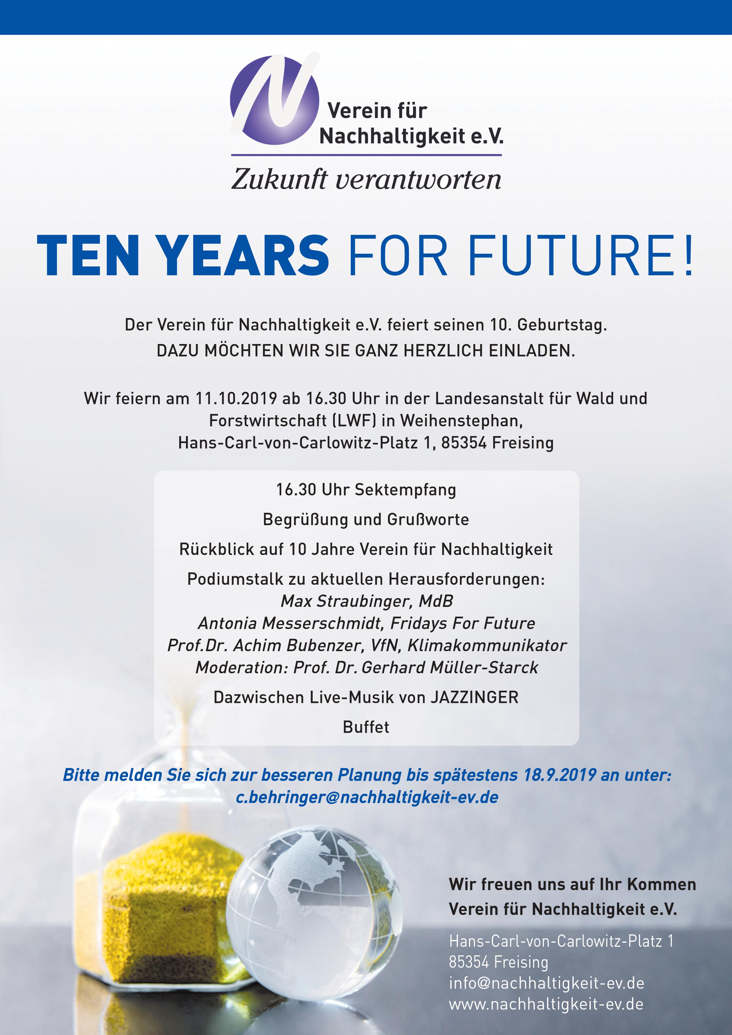 10 Jahre Flyer neu
